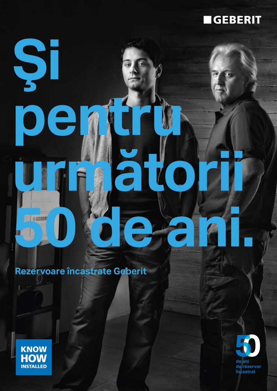 Pagina 1-Rezervorul incastrat Geberit aniverseaza 50 de ani GEBERIT Duofix Catalog, brosura Romana Şi
pentru...