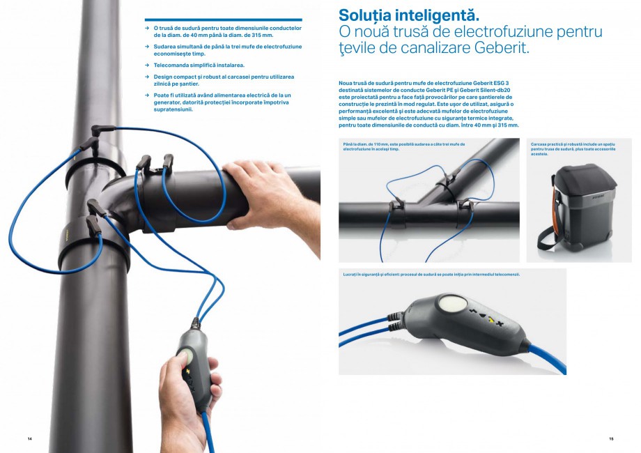 Pagina 8-Inovatii pentru viitor Geberit GEBERIT AquaClean Catalog, brosura Romana  Geberit AquaClean Sela...