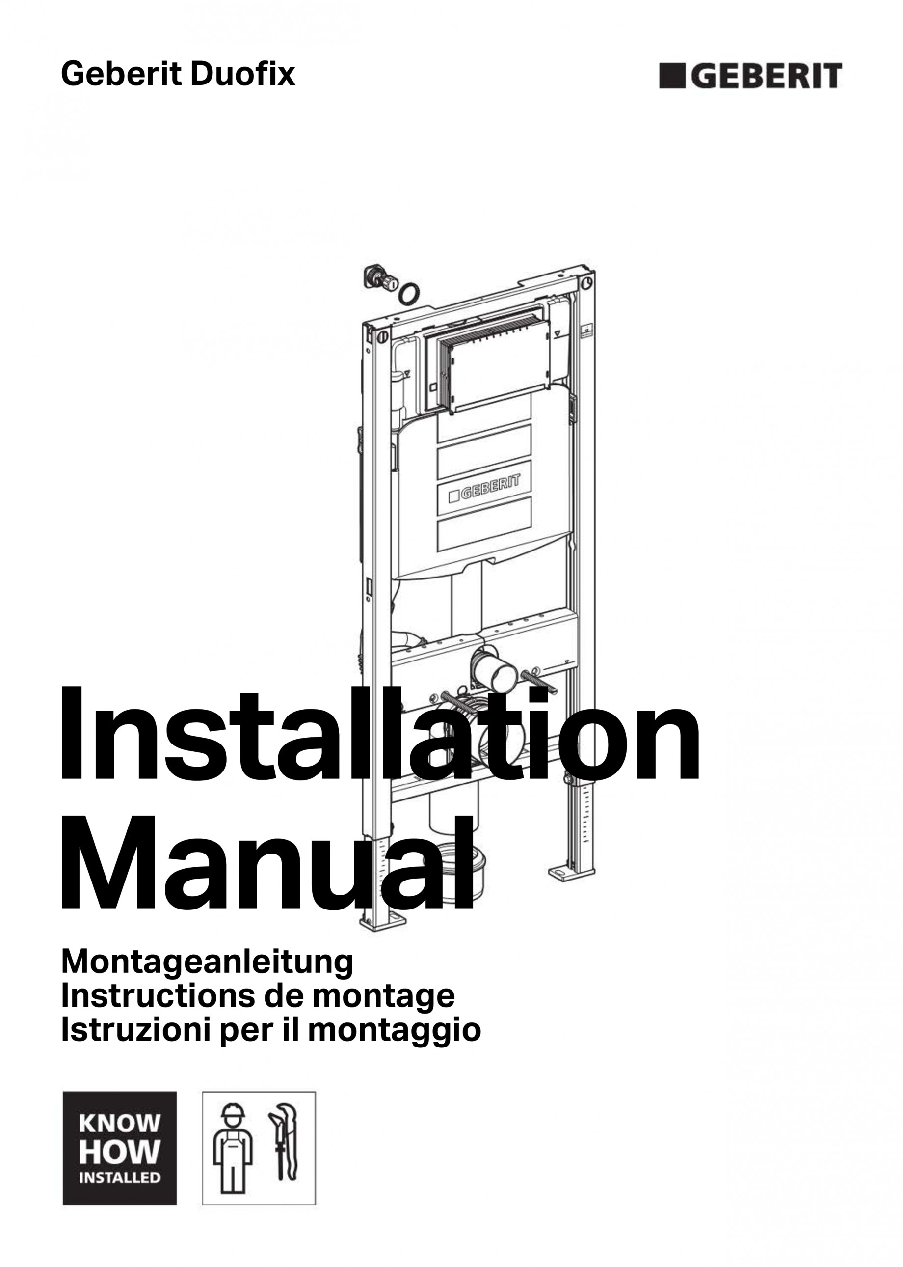 geberit duofix sigma installation manual