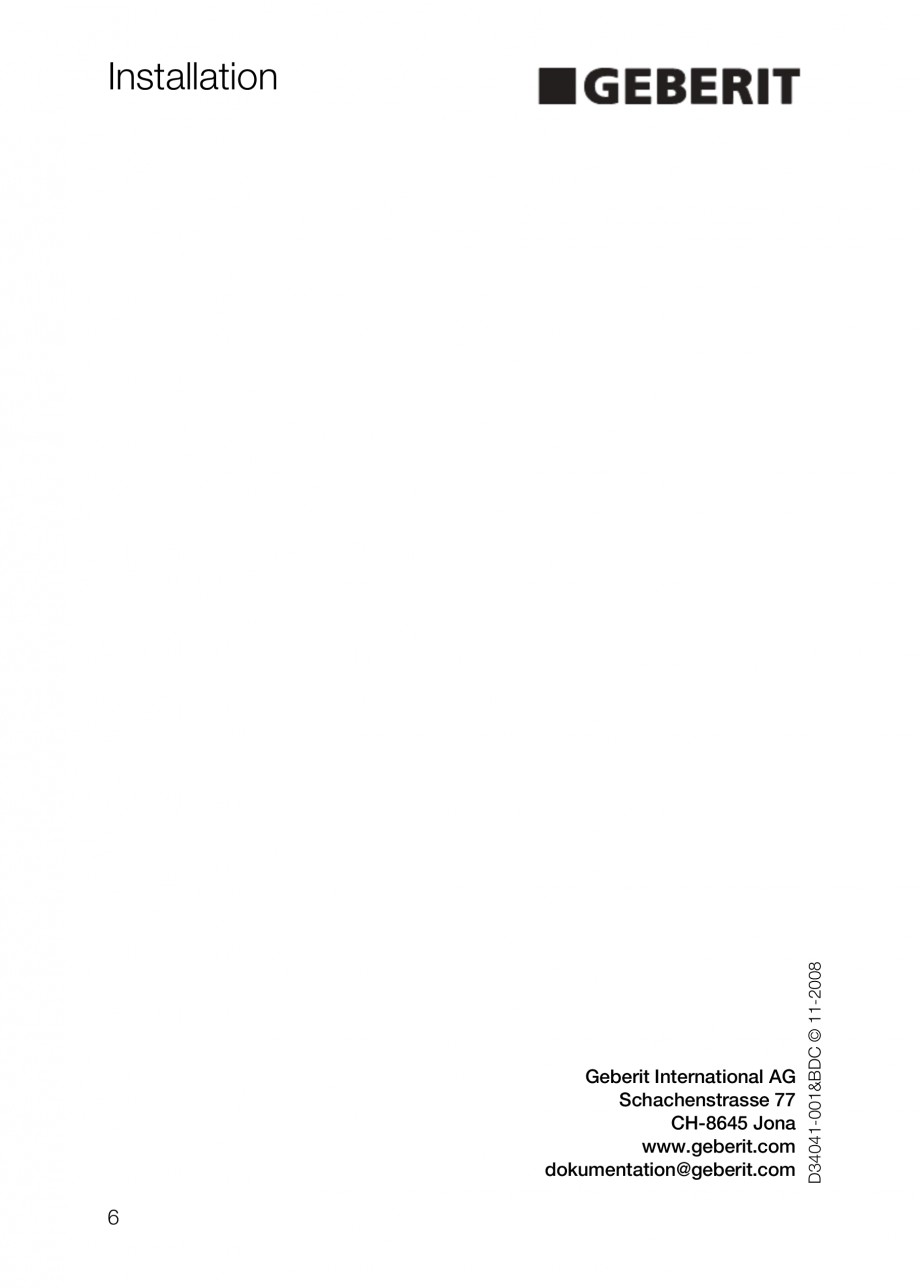 Pagina 6-Clapete de actionare Geberit Delta GEBERIT Instructiuni montaj, utilizare Engleza 