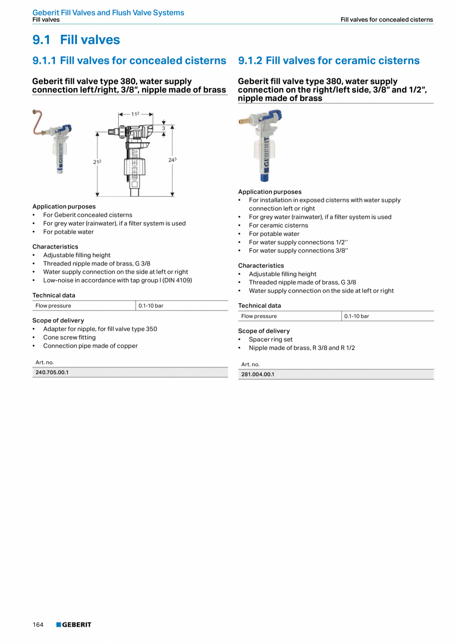 Pagina 164-Sisteme sanitare Geberit 2015-2016 GEBERIT AquaClean Catalog, brosura Engleza  matt chrome / white

...