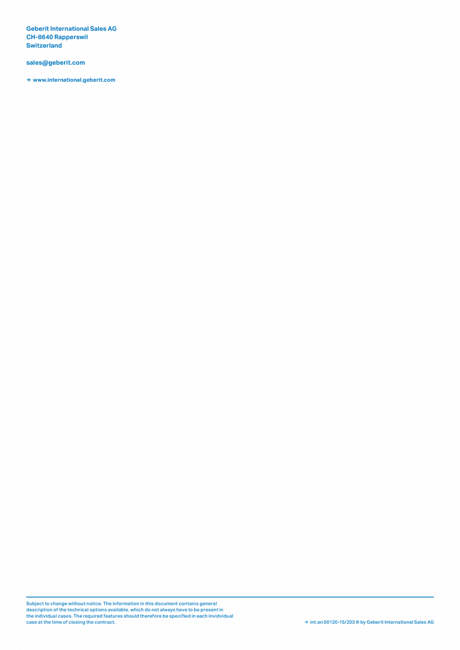 Pagina 299 - Sisteme sanitare Geberit 2015-2016 GEBERIT Kombifix, Duofix, DuoFresh, Monolith,...