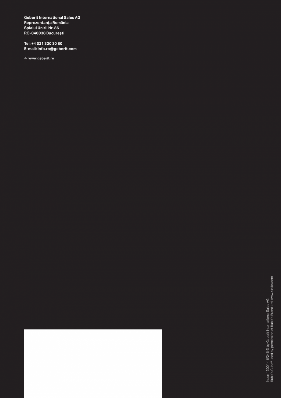 Pagina 7-Sisteme Geberit pentru pisoar 2016 GEBERIT Catalog, brosura Romana 