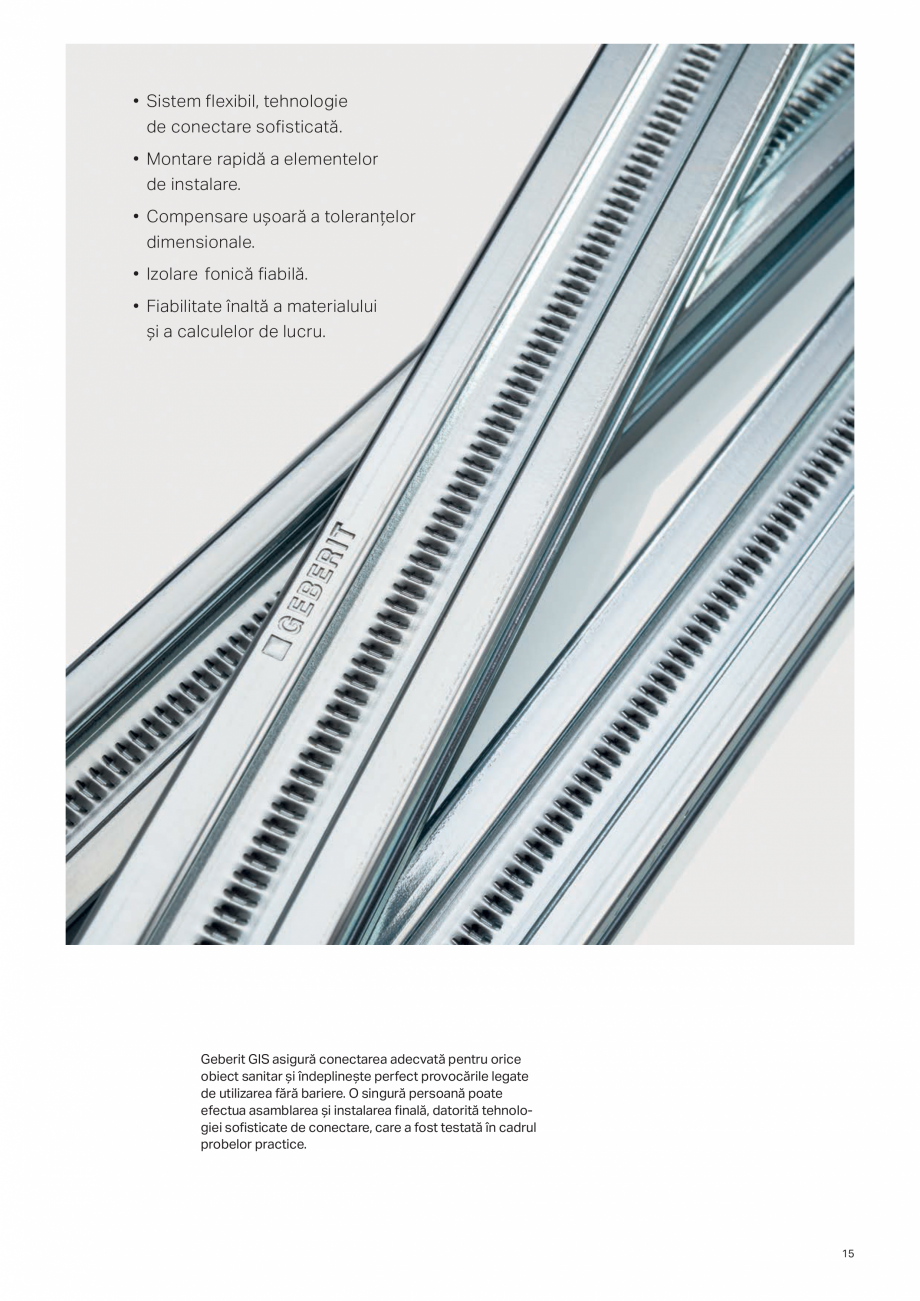 Pagina 15-Geberit -Sisteme de instalare GEBERIT AquaClean Catalog, brosura ta de la Geberit?
Un model elegant,...