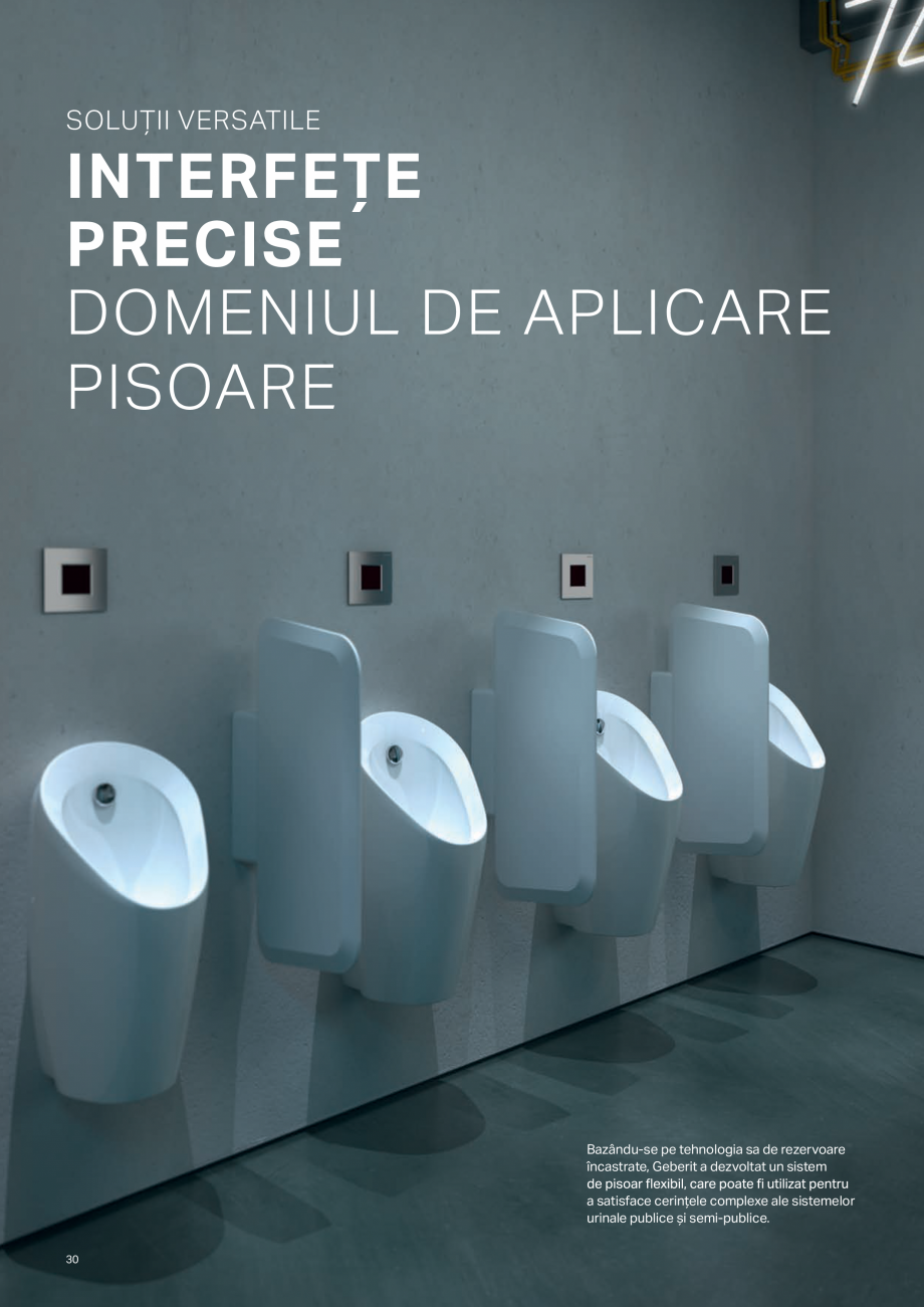 Pagina 30-Geberit -Sisteme de instalare GEBERIT AquaClean Catalog, brosura 

6

SIGURANȚĂ MAXIMĂ
Testele...