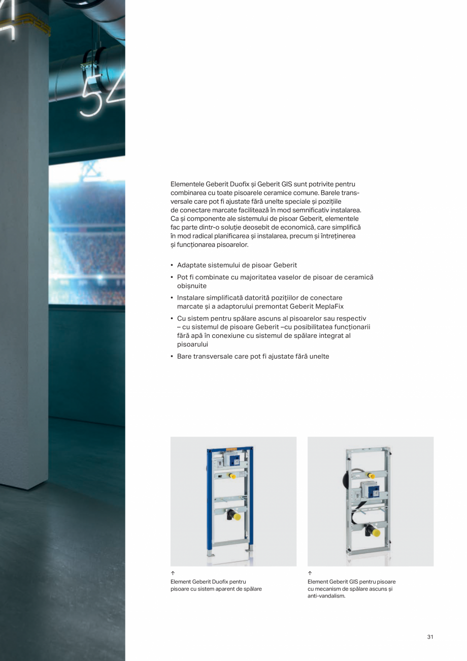 Pagina 31-Geberit -Sisteme de instalare GEBERIT AquaClean Catalog, brosura 