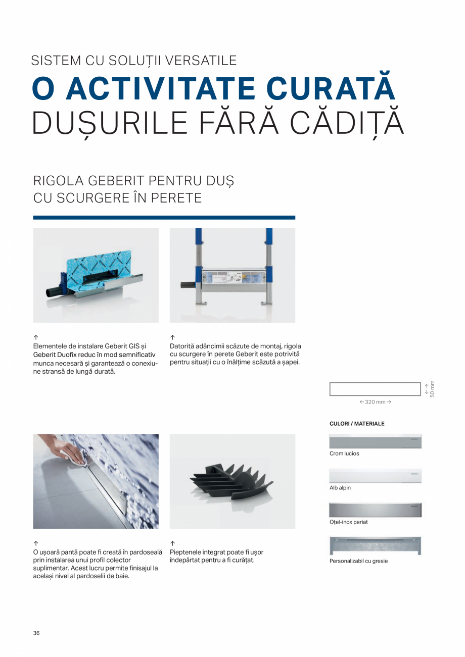 Pagina 36-Geberit -Sisteme de instalare GEBERIT AquaClean Catalog, brosura 