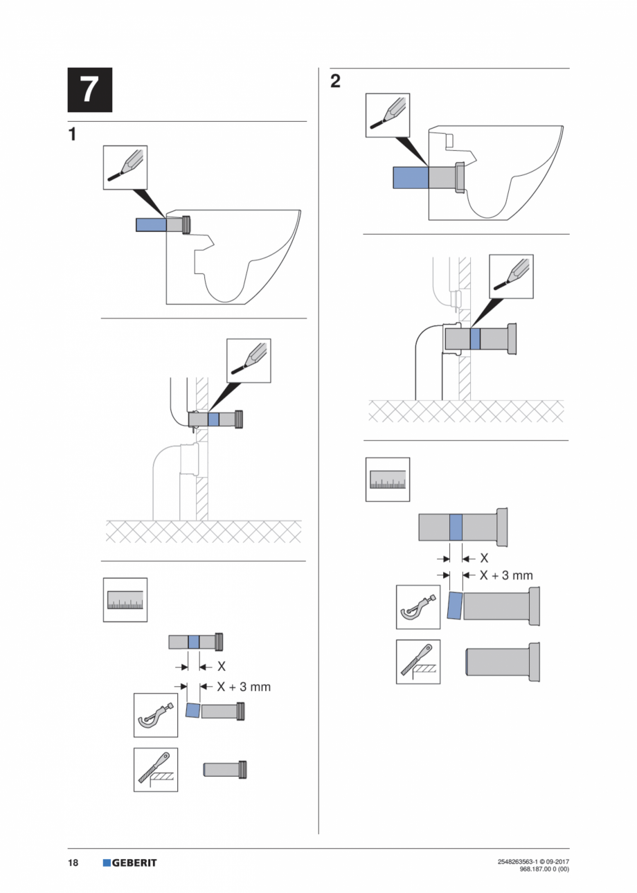 Pagina 18-Manual de instalare pentru modulul sanitar GEBERIT Monolith Instructiuni montaj, utilizare Engleza, ...