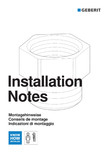 Instructiuni pentru instalarea modului sanitar GEBERIT - Monolith