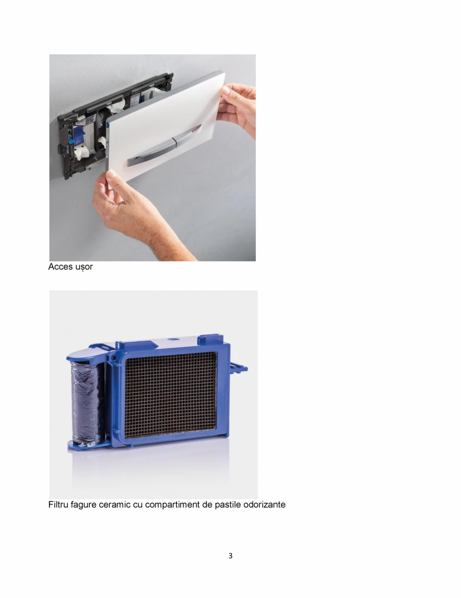 Pagina 3-DuoFresh – aer proaspat pentru toata lumea GEBERIT Catalog, brosura Romana unei montaje...