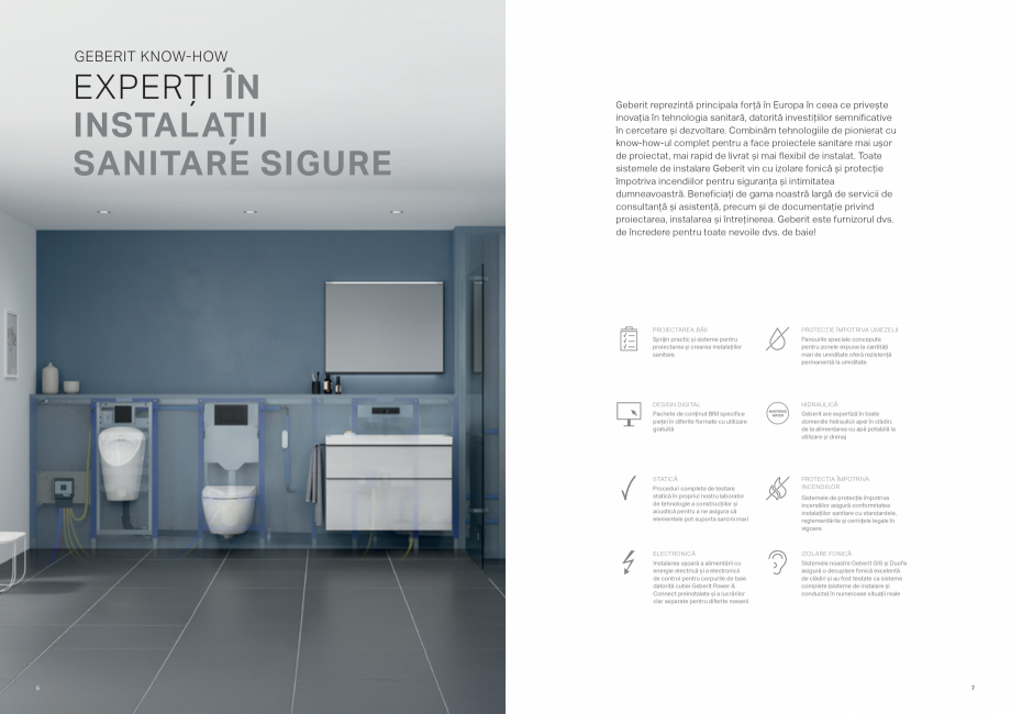 Pagina 4-Sisteme de instalare Geberit - solutia potrivita pentru fiecare aplicatie GEBERIT Catalog, brosura...