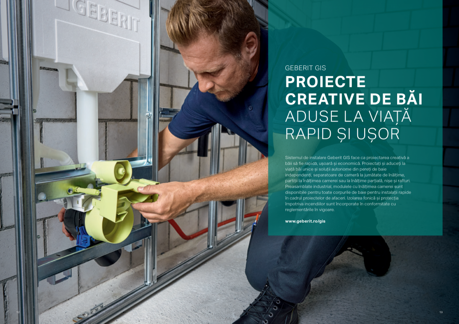 Pagina 7-Sisteme de instalare Geberit - solutia potrivita pentru fiecare aplicatie GEBERIT Catalog, brosura...