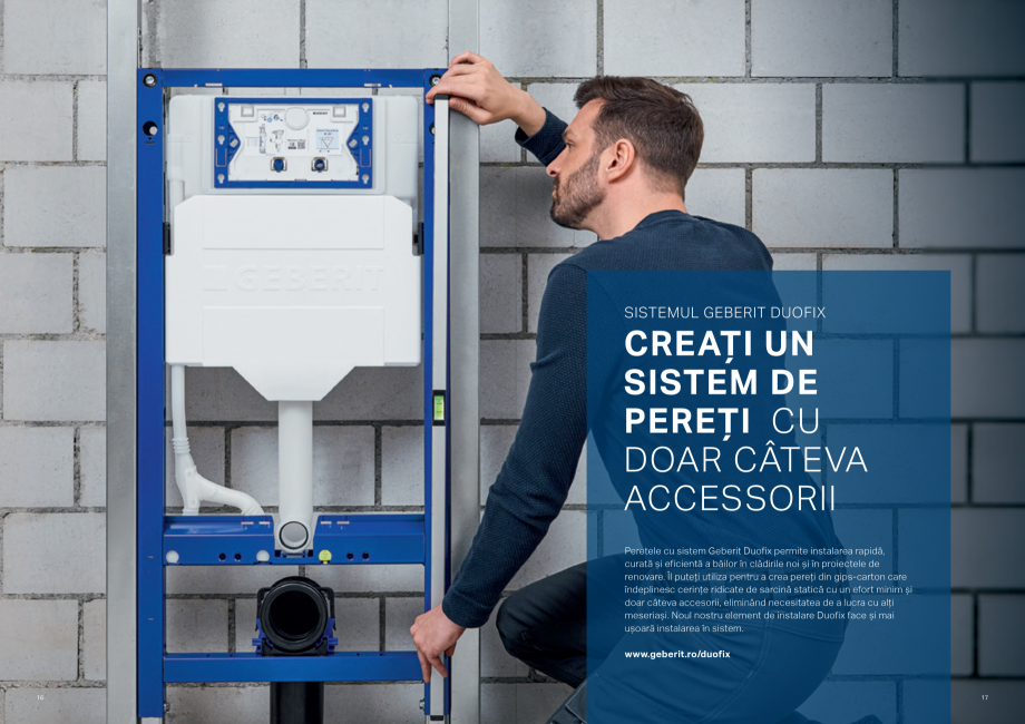 Pagina 9-Sisteme de instalare Geberit - solutia potrivita pentru fiecare aplicatie GEBERIT Catalog, brosura...