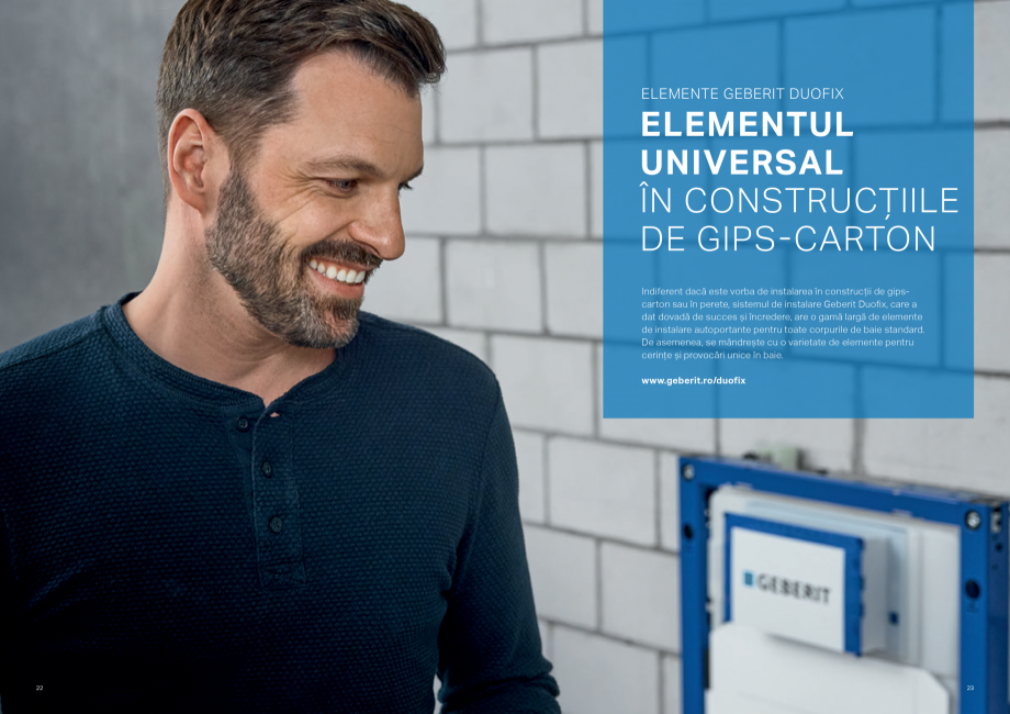 Pagina 12-Sisteme de instalare Geberit - solutia potrivita pentru fiecare aplicatie GEBERIT Catalog, brosura...