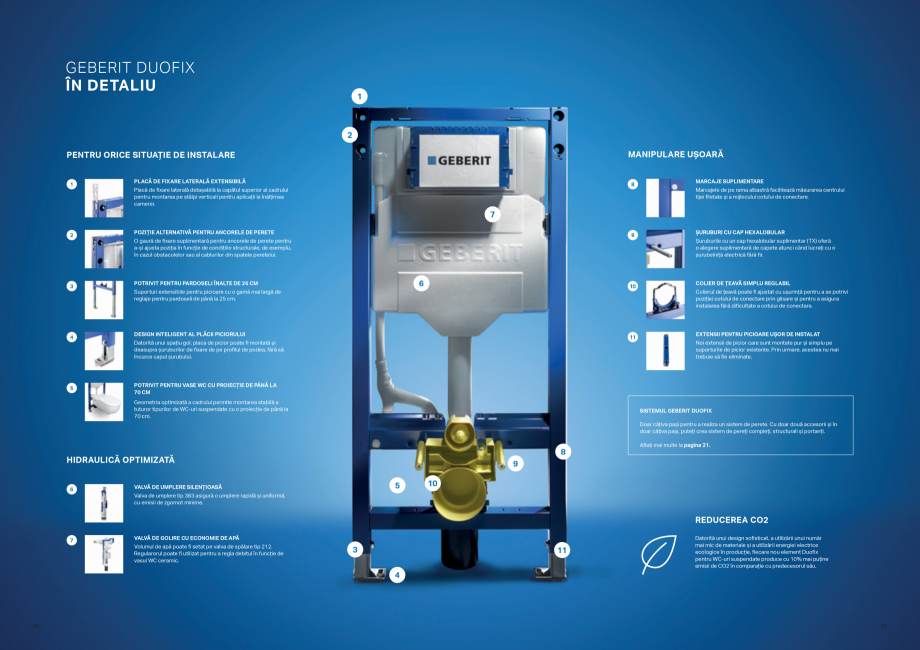 Pagina 14-Sisteme de instalare Geberit - solutia potrivita pentru fiecare aplicatie GEBERIT Catalog, brosura...