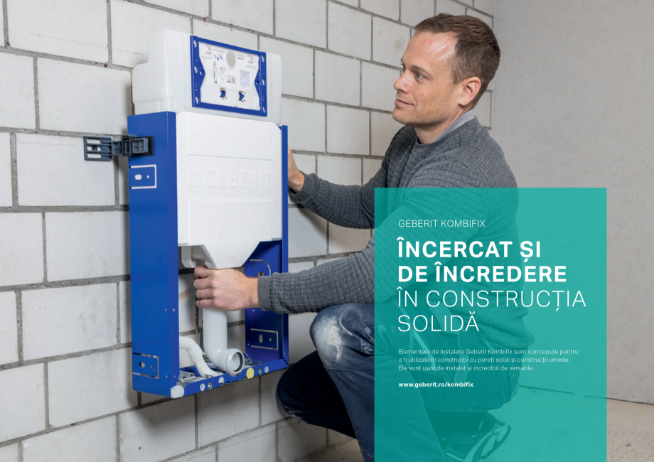 Pagina 15-Sisteme de instalare Geberit - solutia potrivita pentru fiecare aplicatie GEBERIT Catalog, brosura...