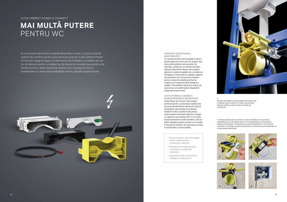 Pagina 20-Sisteme de instalare Geberit - solutia potrivita pentru fiecare aplicatie GEBERIT Catalog, brosura...