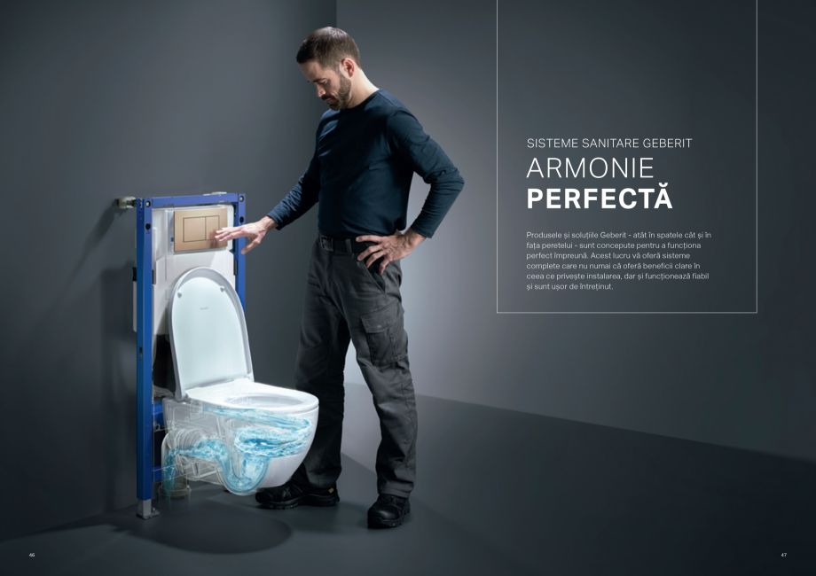 Pagina 24-Sisteme de instalare Geberit - solutia potrivita pentru fiecare aplicatie GEBERIT Catalog, brosura...