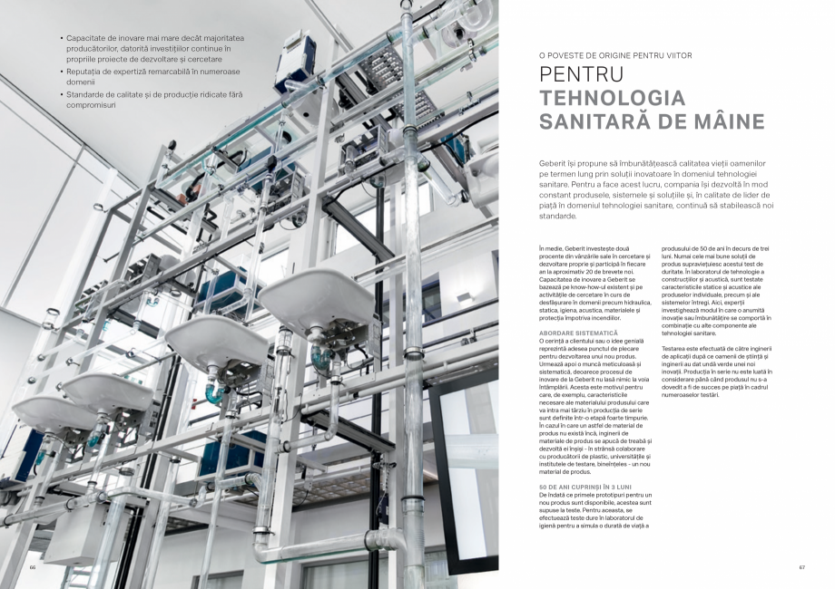 Pagina 34-Sisteme de instalare Geberit - solutia potrivita pentru fiecare aplicatie GEBERIT Catalog, brosura...