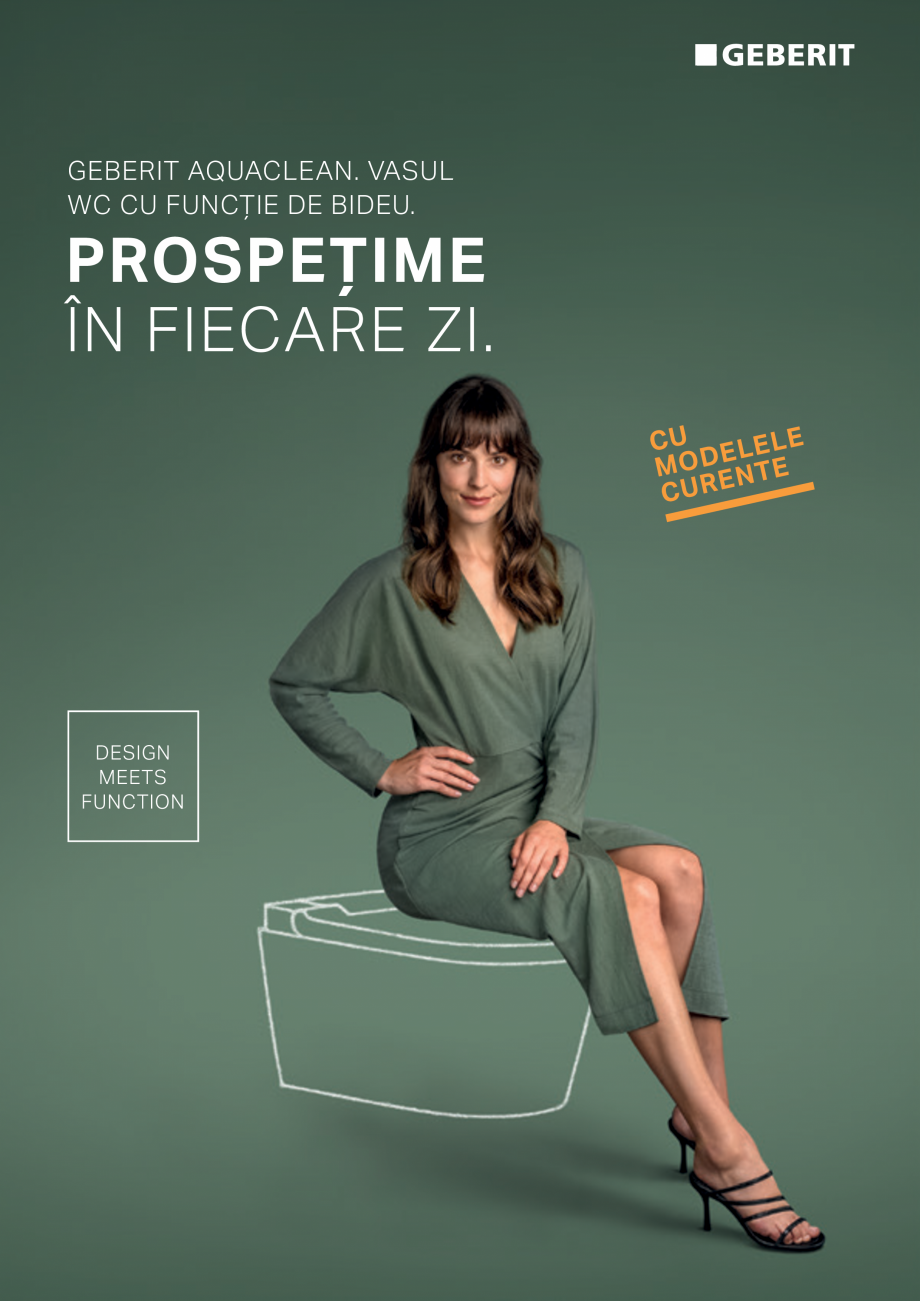 Pagina 1-Geberit - AQUACLEAN - vasul WC cu functie de bideu GEBERIT Catalog, brosura Romana GEBERIT AQUACLEAN...