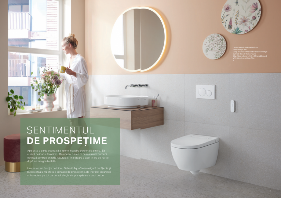 Pagina 2-Geberit - AQUACLEAN - vasul WC cu functie de bideu GEBERIT Catalog, brosura Romana erit AquaClean...