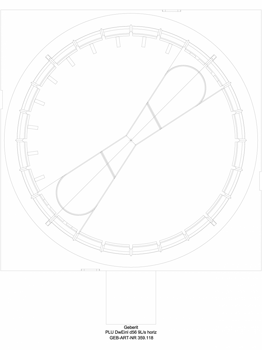 Pagina 1-CAD-DWG Receptor de terasa Geberit Pluvia - capacitate max de evacuare - 9l cod 359.118.00.1_G...