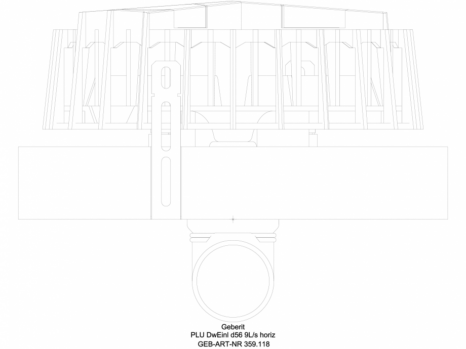 Pagina 1 - CAD-DWG Receptor de terasa Geberit Pluvia - capacitate max de evacuare - 9l cod 359.118...