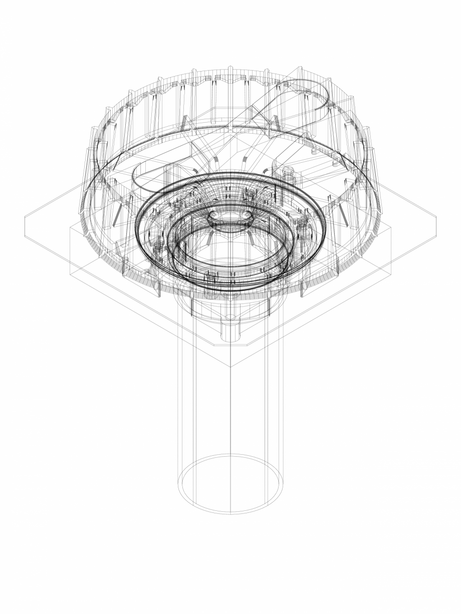 Pagina 1-CAD-DWG Receptor de terasa Geberit Pluvia cu folie de contact pentru jgheaburi - capacit max de...