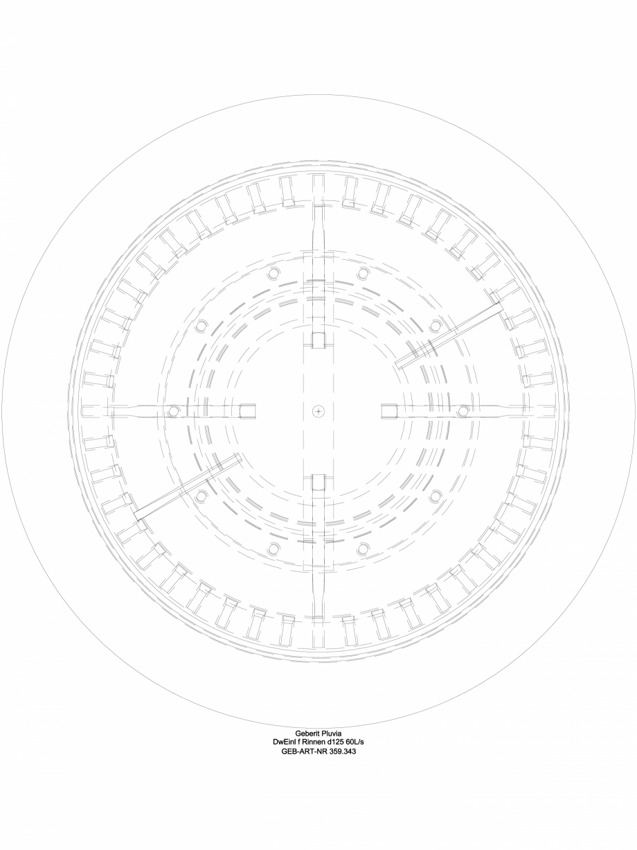Pagina 1-CAD-DWG Receptor de terasa Geberit Pluvia pentru jgheaburi - capacit de evacuare 60 l - cod 359.343....