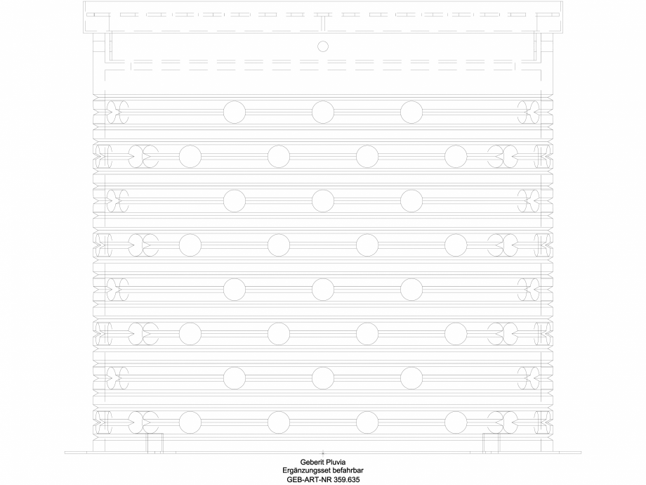 Pagina 1-CAD-DWG Set de completare Geberit Pluvia, care suporta greutate - cod 359.635.00.1_L GEBERIT Detaliu...