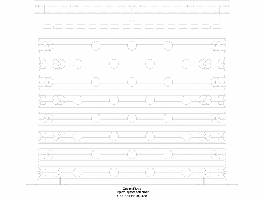 Pagina 1-CAD-DWG Set de completare Geberit Pluvia, care suporta greutate - cod 359.635.00.1_A GEBERIT Detaliu...