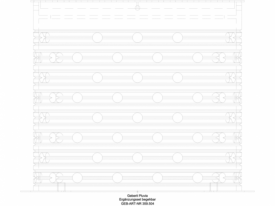 Pagina 1-CAD-DWG Set de completare Geberit Pluvia, pentru terase circulabile - cod 359.504.00.1_A GEBERIT...