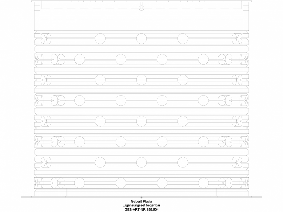 Pagina 1 - CAD-DWG Set de completare Geberit Pluvia, pentru terase circulabile - cod 359.504.00.1_L ...