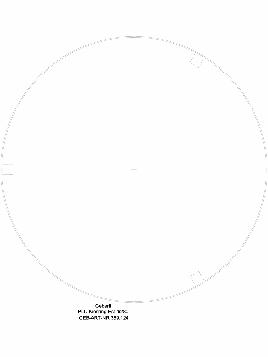 Pagina 1-CAD-DWG Inel filtru pentru pietris Geberit Pluvia cod 359.124.00.1_G GEBERIT Detaliu de produs 