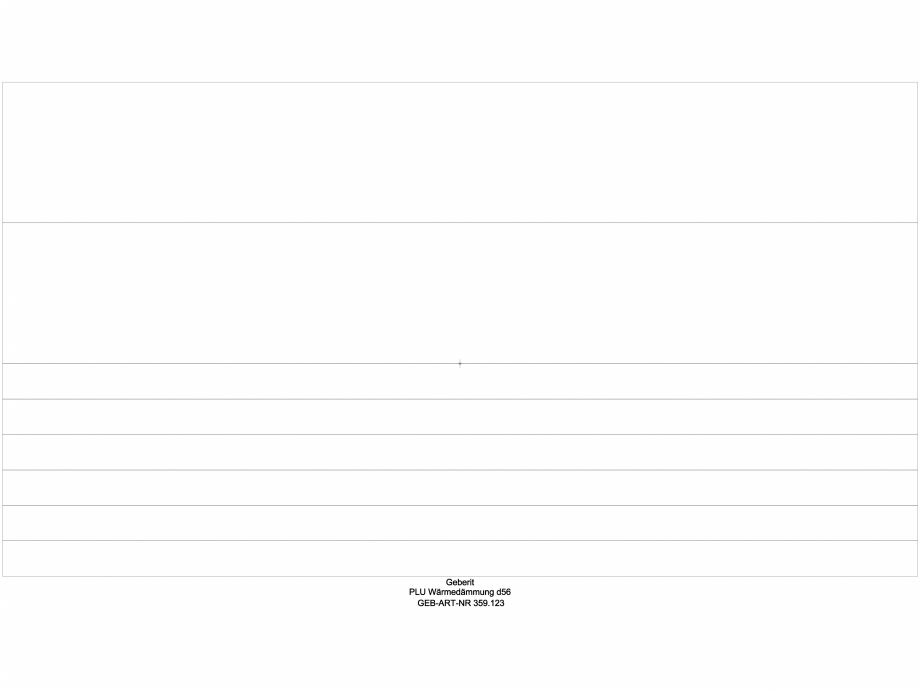 Pagina 1 - CAD-DWG Termoizolatie Geberit Pluvia cod 359.123.00.1_A GEBERIT Detaliu de produs 