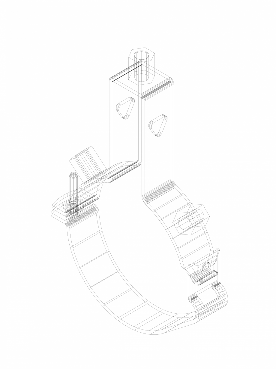 Pagina 1-CAD-DWG Set de fixare Geberit Pluvia cod 367.710.00.1_P GEBERIT Detaliu de produs 