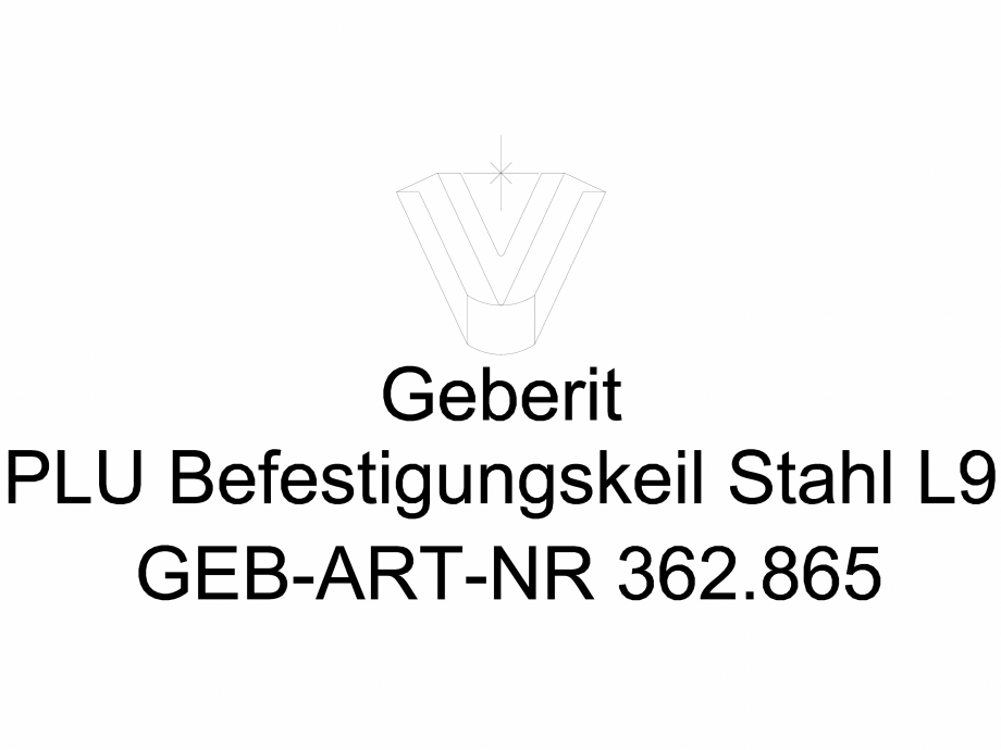 Pagina 1-CAD-DWG Pana de fixare Geberit Pluvia cod 362.865.26.1_L GEBERIT Detaliu de produs 
