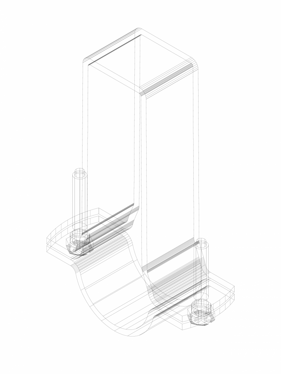 Pagina 1-CAD-DWG Bratara pentru teava Geberit Pluvia cod 360.861.00.1_P GEBERIT Detaliu de produs 
