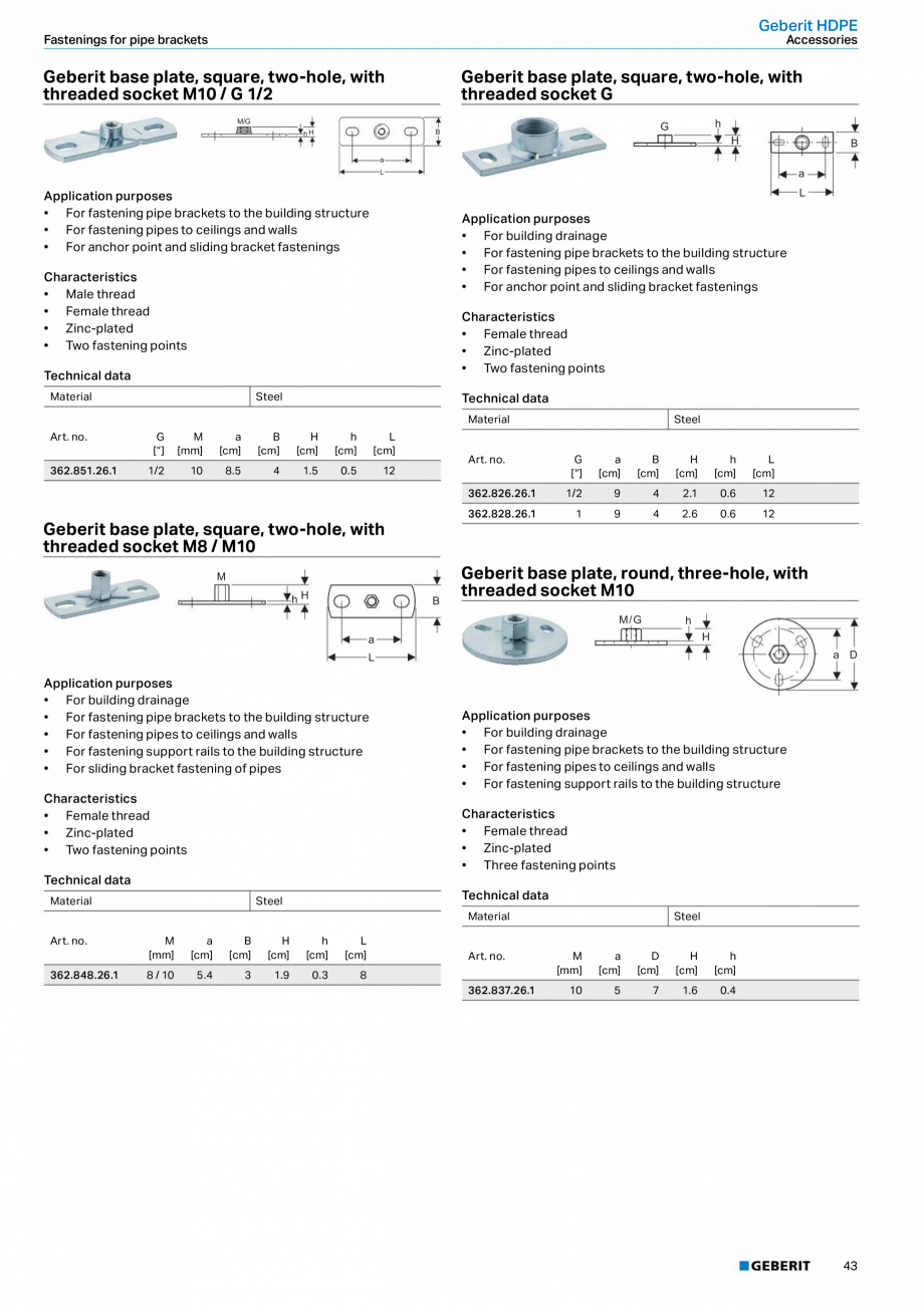 Pagina 43-Sisteme de conducte Geberit 2015-2016 GEBERIT Catalog, brosura Engleza l

PE-HD

Art.	no.

DN

d, ø...