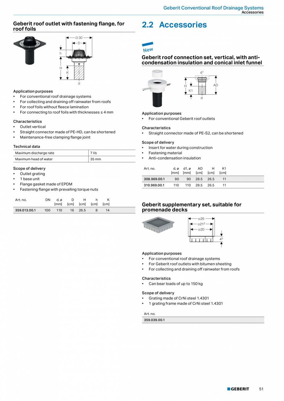 Pagina 51-Sisteme de conducte Geberit 2015-2016 GEBERIT Catalog, brosura Engleza l data

m

d
k

Material

D

...