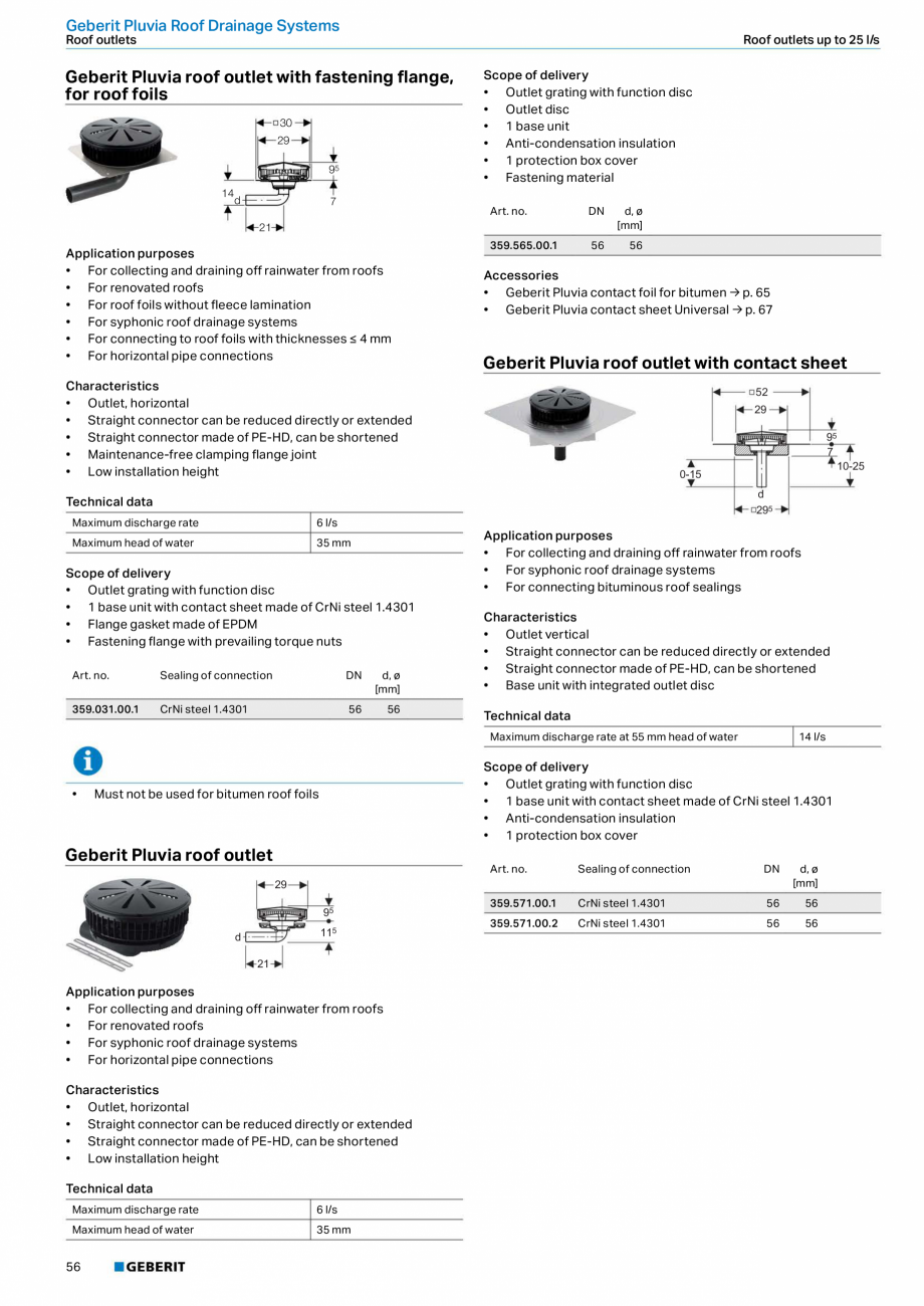 Pagina 56-Sisteme de conducte Geberit 2015-2016 GEBERIT Catalog, brosura Engleza 
28.5

11

20.5

5

27.5

10....