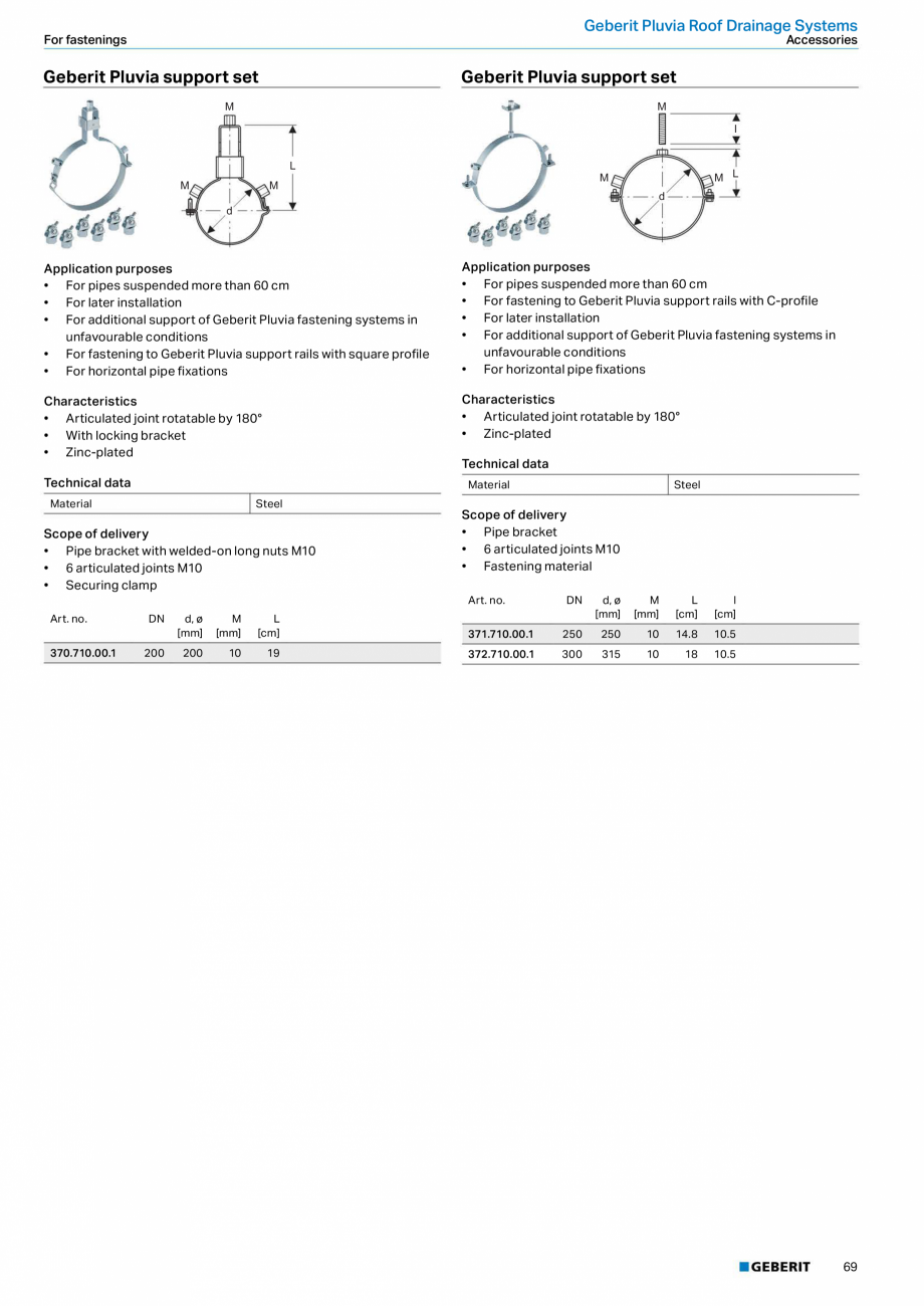 Pagina 69-Sisteme de conducte Geberit 2015-2016 GEBERIT Catalog, brosura Engleza building	drainage
•	 For...