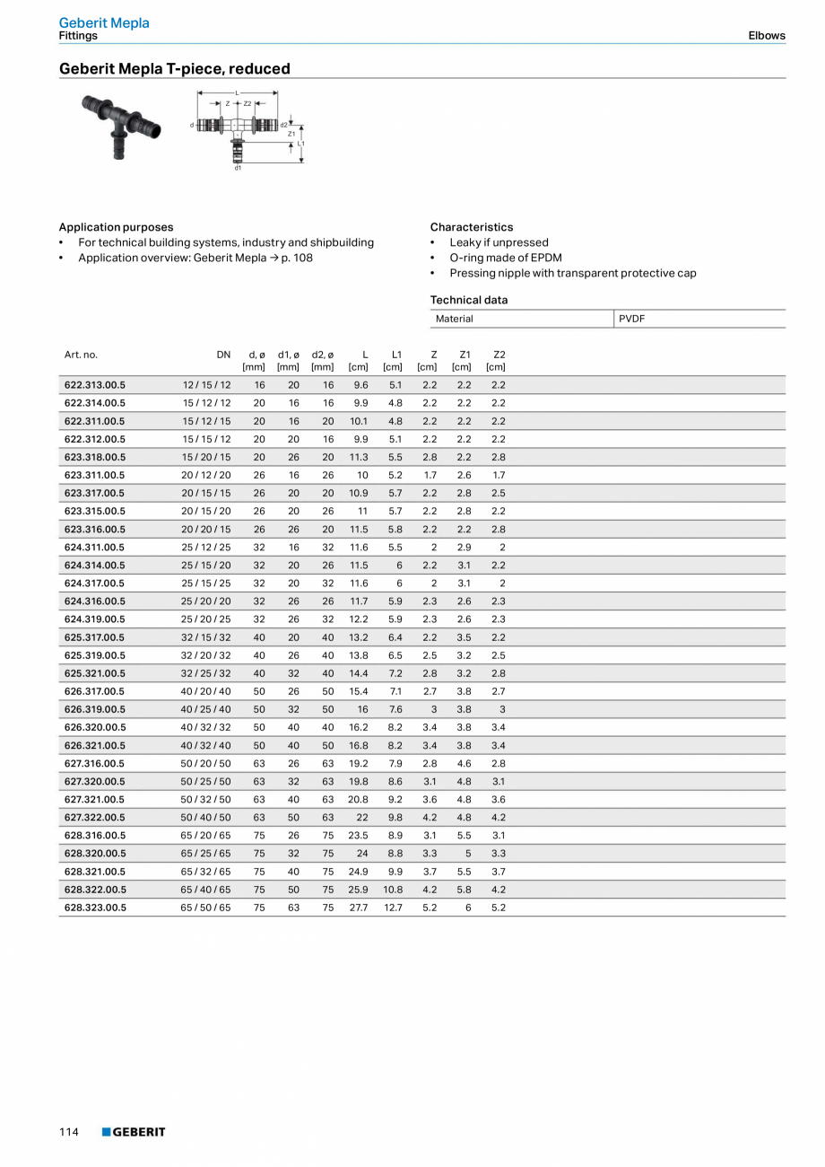 Pagina 114-Sisteme de conducte Geberit 2015-2016 GEBERIT Catalog, brosura Engleza 59.635.00.1

67

Geberit...