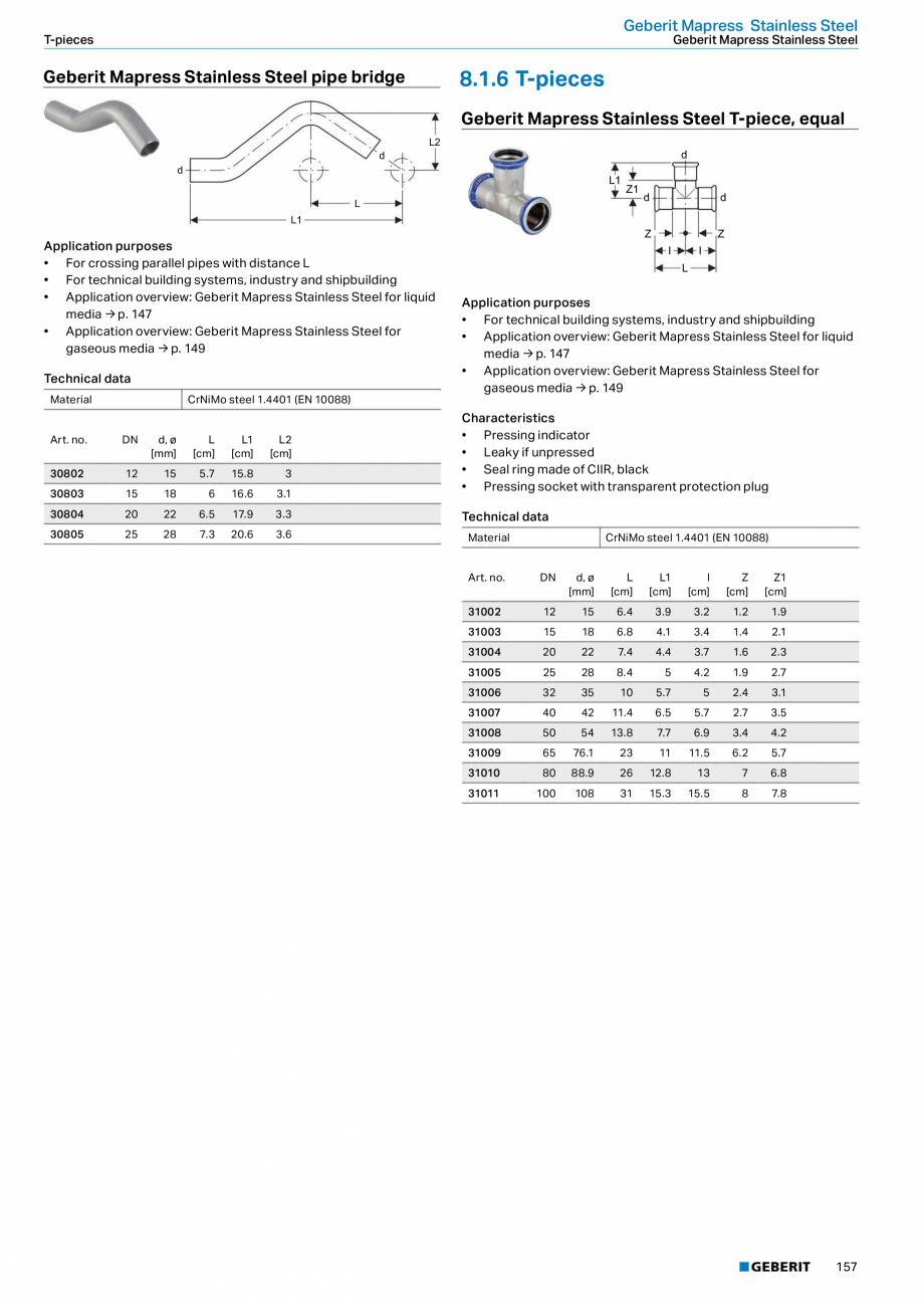Pagina 157-Sisteme de conducte Geberit 2015-2016 GEBERIT Catalog, brosura Engleza 	ceilings	of	fire	resistance	...
