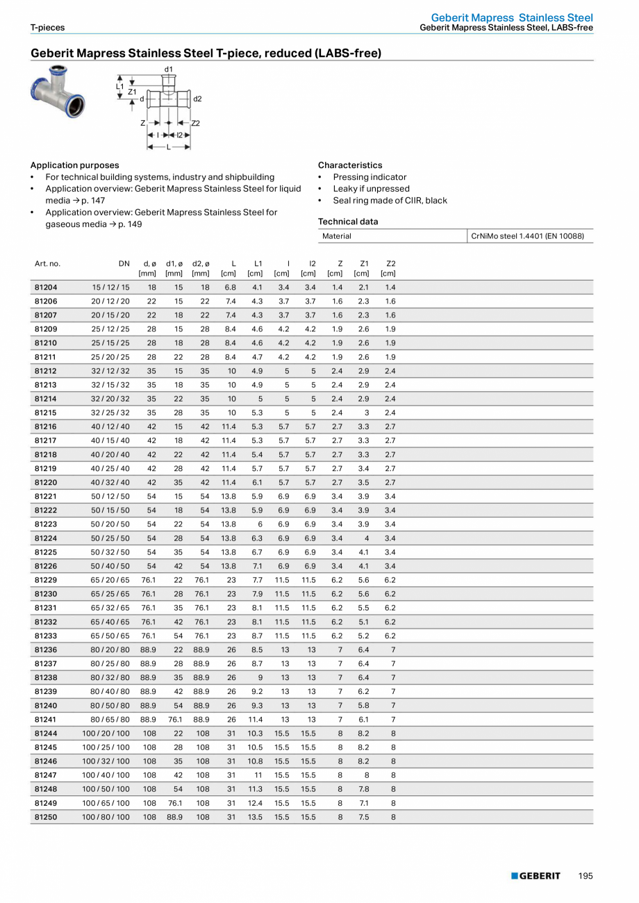 Pagina 195-Sisteme de conducte Geberit 2015-2016 GEBERIT Catalog, brosura Engleza 

4.8

4.2

628.316.00.5

65 ...