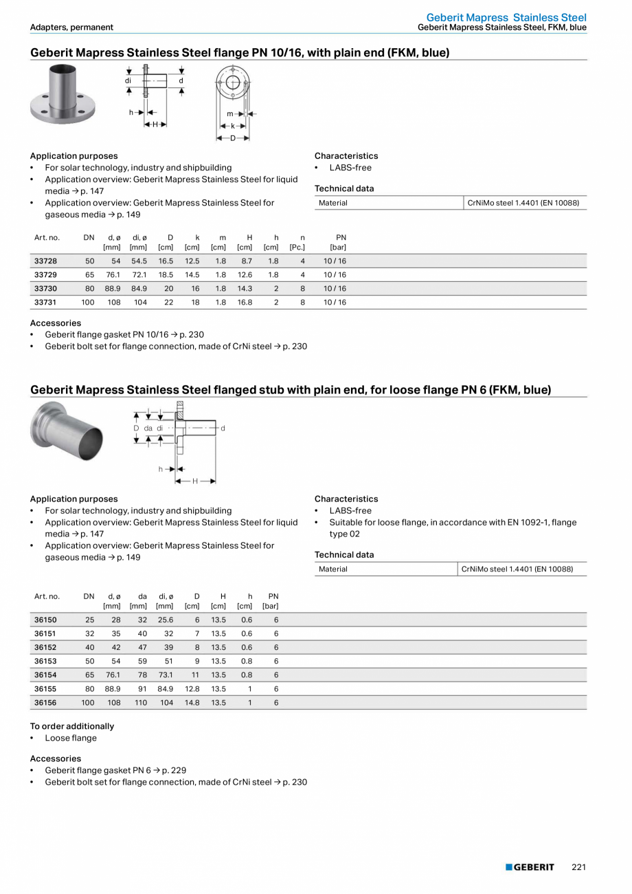 Pagina 221-Sisteme de conducte Geberit 2015-2016 GEBERIT Catalog, brosura Engleza 
5.2

3.5

1.7

3.6

126
...