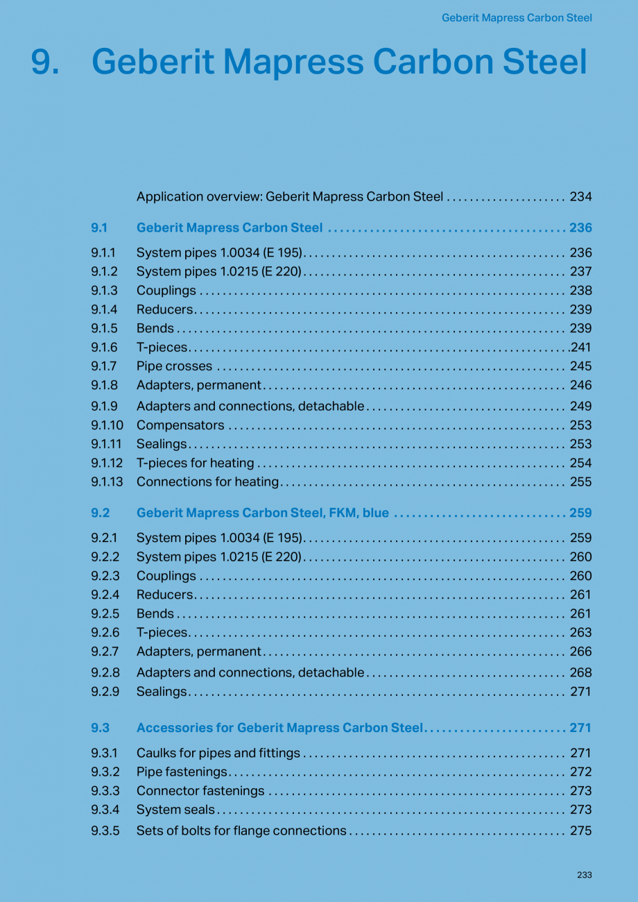 Pagina 233-Sisteme de conducte Geberit 2015-2016 GEBERIT Catalog, brosura Engleza t	elbow	tap	connector	with...