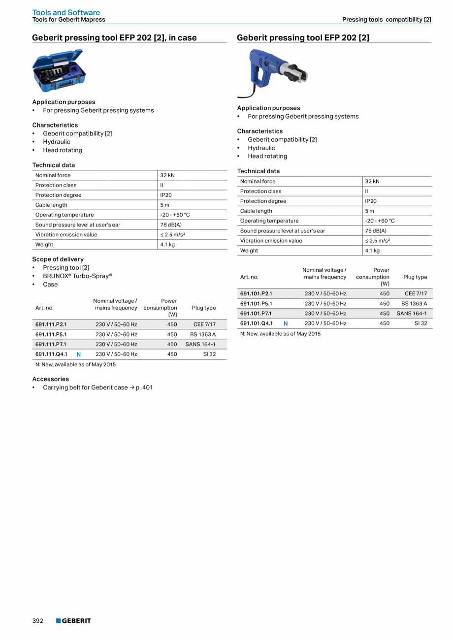 Pagina 392-Sisteme de conducte Geberit 2015-2016 GEBERIT Catalog, brosura Engleza Mapress Stainless Steel slip ...