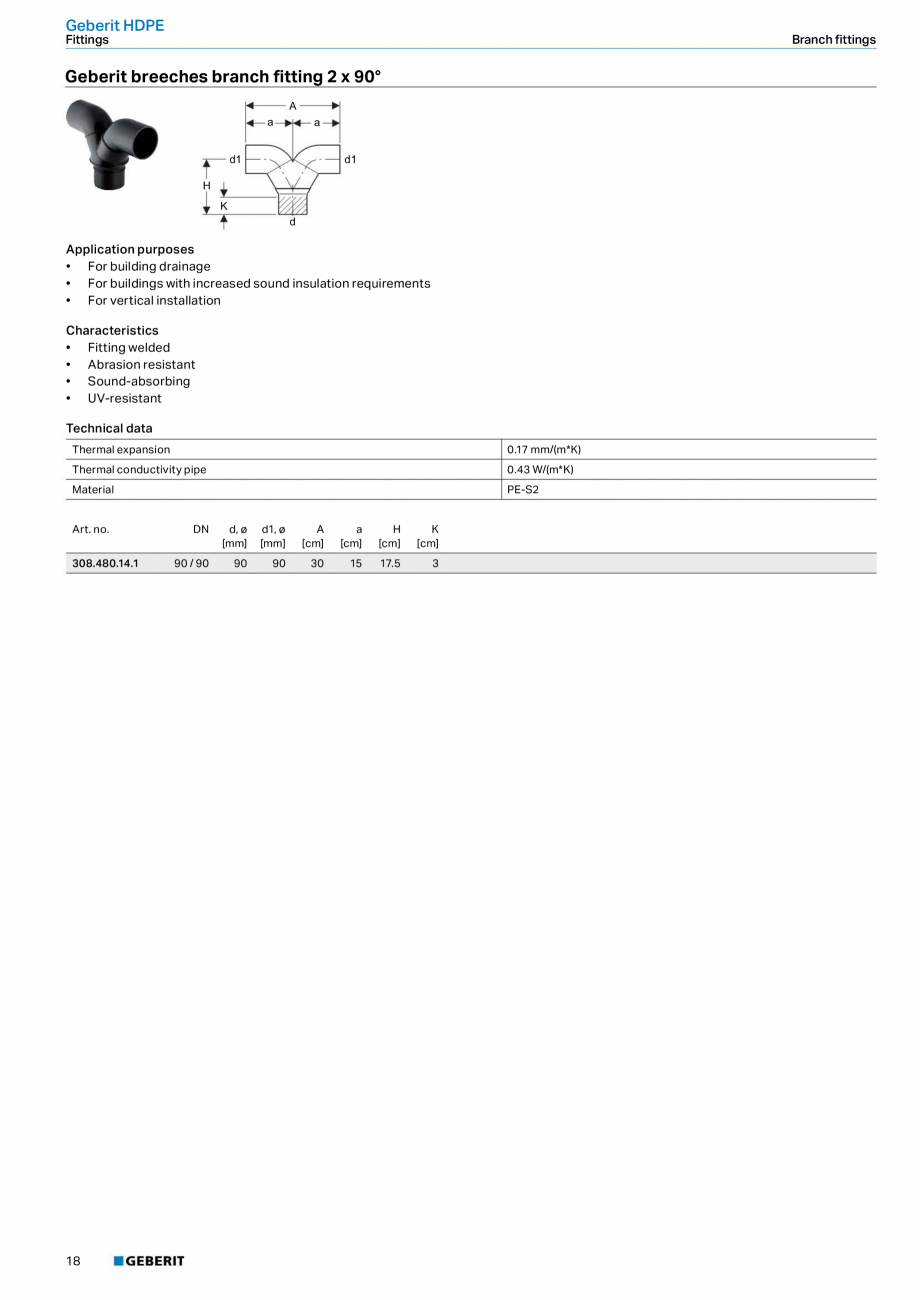 Pagina 14-Sistem de drenaj Geberit HDPE GEBERIT Fisa tehnica Engleza [cm]

X3
[cm]

K1
[cm]

K2
[cm]

K3
[cm]
...