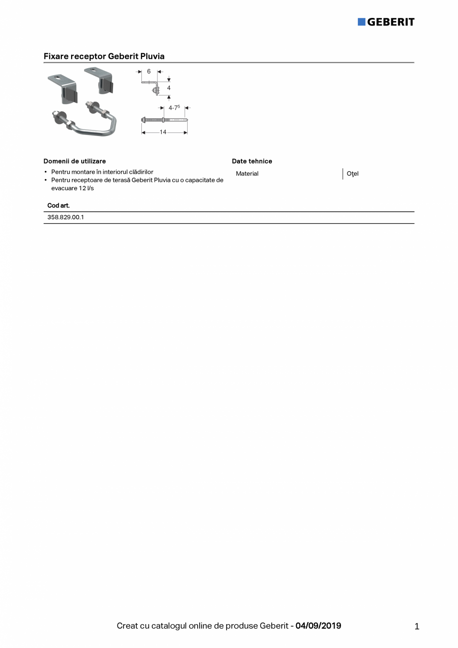 Pagina 1-Fixare receptor  GEBERIT Geberit Pluvia Fisa tehnica Romana Fixare receptor Geberit Pluvia

Domenii ...